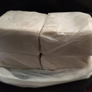 Won ton (fried). This is 4 lbs