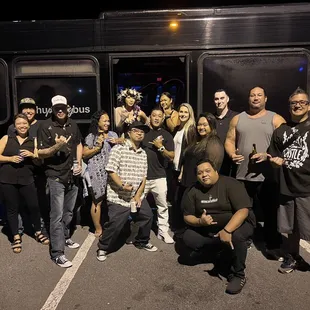 40th bday party bus shenanigans