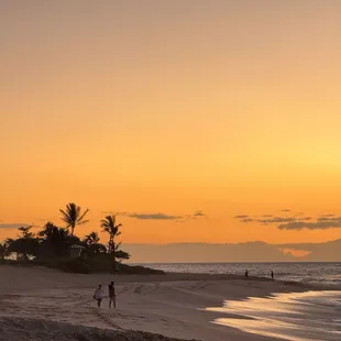 Sandy Beach at sunrise.