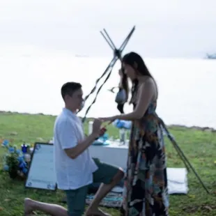 Paid $150 for photographer services for a proposal and most of the pics of the proposal are blurry (except 2 of them)