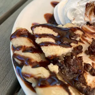 Hot chocolate pecan pie !