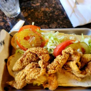 Catfish Po Boy