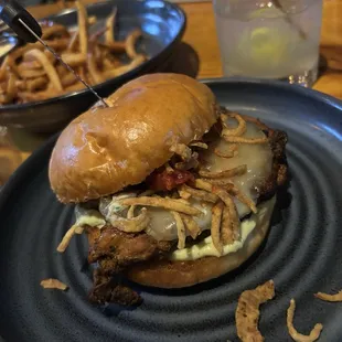 Smoked chicken sandwich