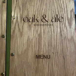 The Menu....