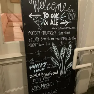 Signage...