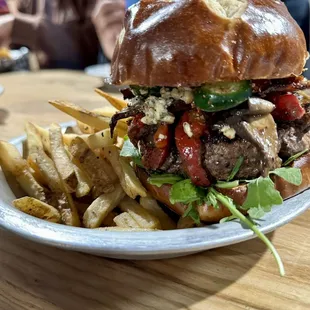 This is The Bruiser burger. Very tasty!