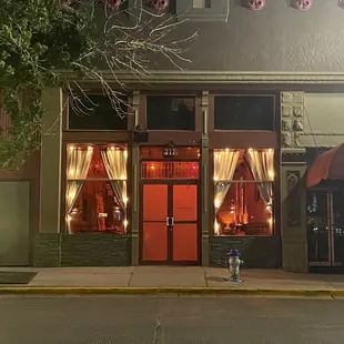 View of the entrance