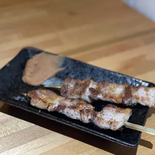 Pork belly kushiyaki