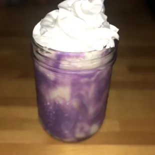 Ube banana pudding