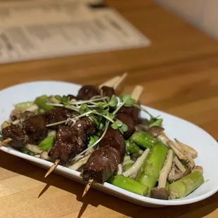 Wagyu beef kushiyaki