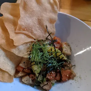 Salmon and Yellowtail Poke