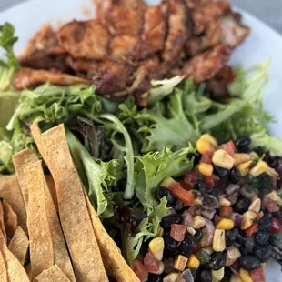 Barbecue chicken salad