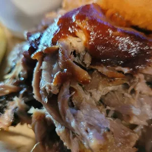 Pulled pork sandwich