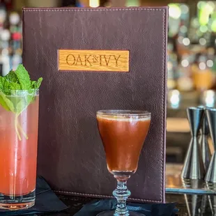 Javier and Erik made us beautiful vodka strawberry and mezcal creations.