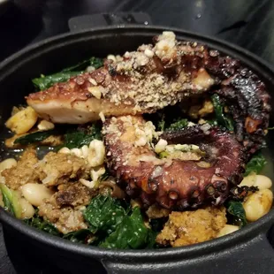 Octopus was perfectly cooked but the chorizo was bad :(