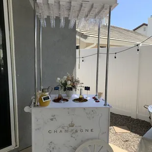 Champagne cart