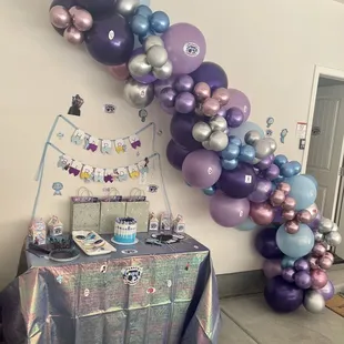 Disney SOUL inspired balloon garland