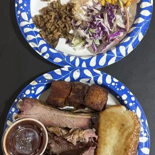 All the meats and all the sides.