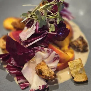 Peach salad
