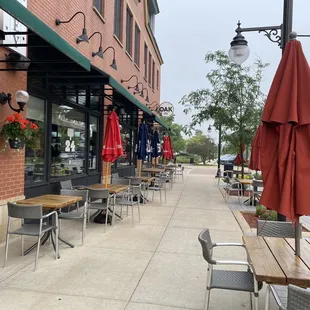 View of outdoor seating