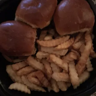 Mini Burgers with Fries