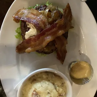 Blue Cheese Apple Bacon Burger