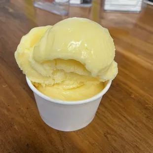 Mango sorbet