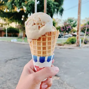 Carmel Crunch Flavor/ Single Scoop