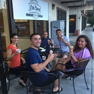 Having fun with family and friends! Great hangout.