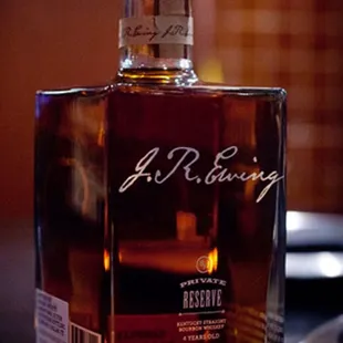 a bottle of brandy