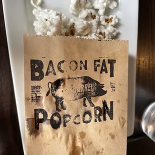 Bacon fat popcorn - so yummy