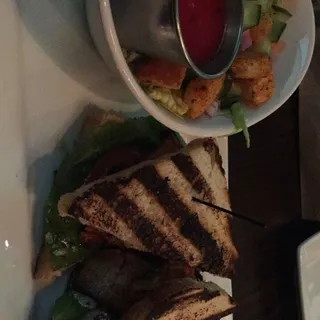 Bacon on Bacon BLT Sandwich