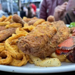 a plate of food