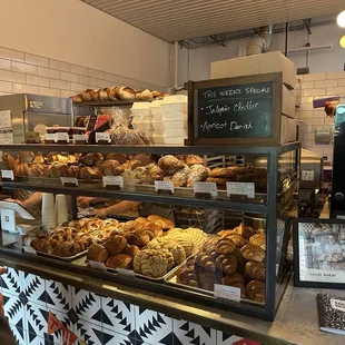 There were almost 20 of us lined up to enjoy this morning's offerings at opening