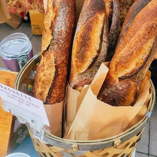 Beautiful baguettes