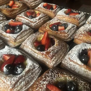 Seasonal fruit danish