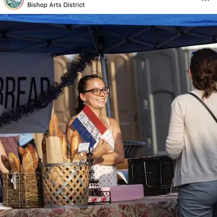 Baguettes at Bastille day in Oak Cliff