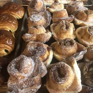 Morning buns and pain au chocolat