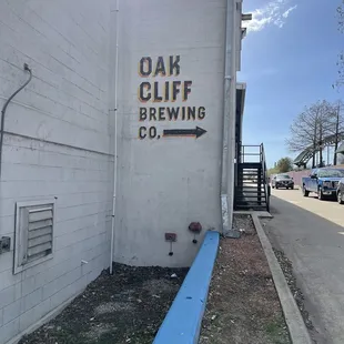 outside