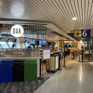 Outside decor of OAK Clubhouse