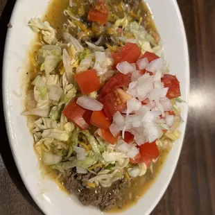 1/2 order bean and cheese sopapilla