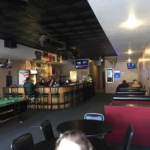 Super clean!! And great seating for eating!! Really friendly waitress!! Specials and the serve the area specialty, green chili!!