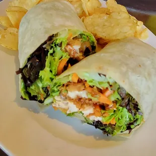 Orange Chicken Wrap