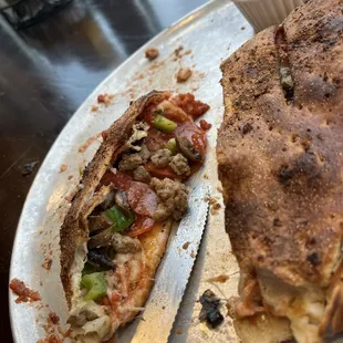 14&quot; Supreme Calzone minus the Olives