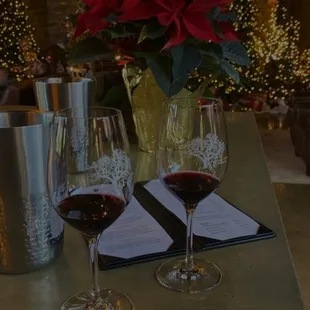 Tasting bar at Christmas