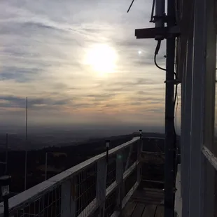 Oak Flat Lookout, October 8th, 2016: sunset