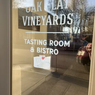 "Kid Friendly"- an adorable handwritten sign