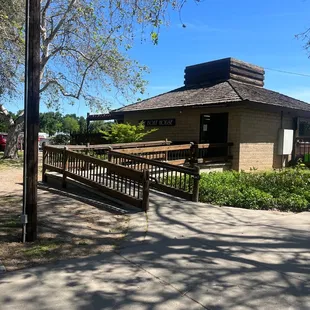 The boat house for parties