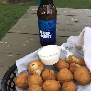 Fried mushroom basket