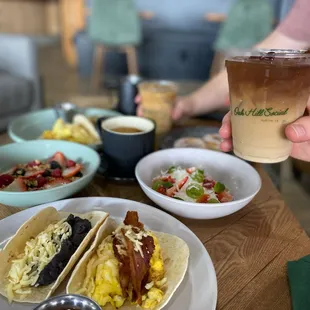 Coffee and Breakfast Food